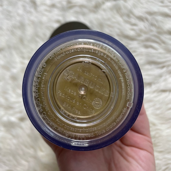 Starbucks Gold Ombre Geometric Venti Tumbler 24oz - Picture 5 of 6